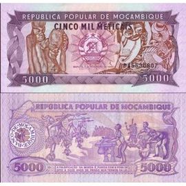 Billet Mozambique 5000 Meticais