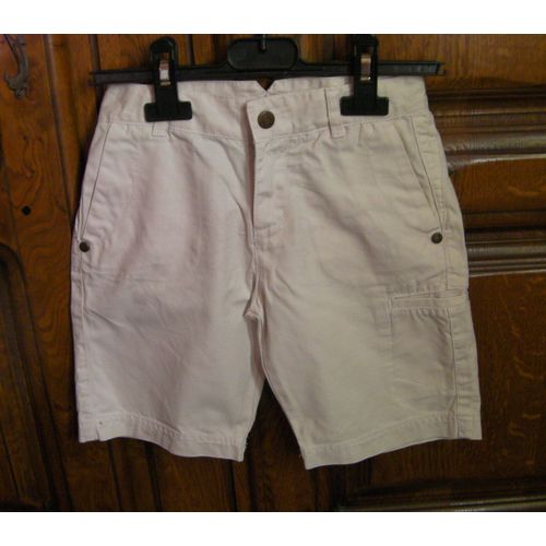 Short Blanc Sergent Major - Taille 5 Ans