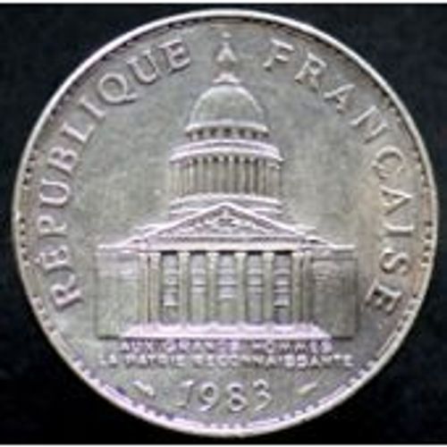 France = Pièce De 100 Francs En Argent = Panthéon, Année 1983