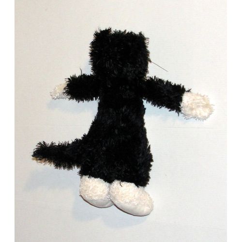 doudou chat noir et blanc peluche chat jellykitten 29 cm Rakuten