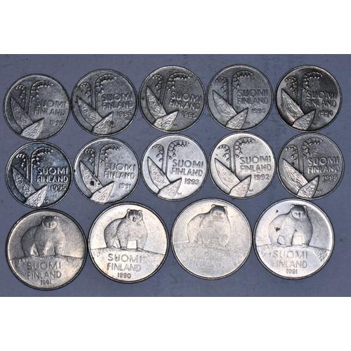 Finlande - 14 Monnaies - 1990-1994 - 10 - 50 Forint - V245