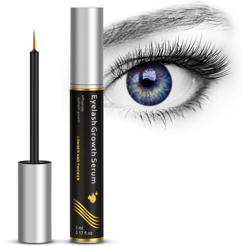 Serum Croissance, Eyelash Conditioner, Sérum professionnel pour des cils plus longs et fournis, Serum Formulé Avec Ingrédients Naturels, 5ml