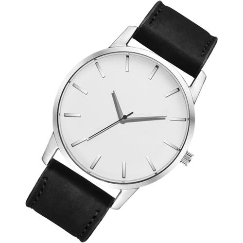 Montre Pour Hommes Casual Montre Hommes Bracelet En Cuir Montre Hommes Ceinture En Cuir Montre Mouvement Montres Pour Hommes Hommes D'affaires Montre Valentine S Ordinaire Verre