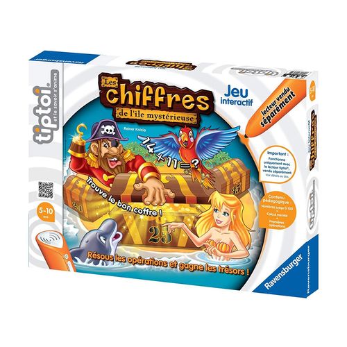 Tiptoi - Les Chiffres De L'île Mystérieuse - Jeu Éducatif Électronique