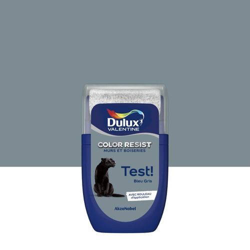 Testeur Peinture DULUX VALENTINE Color Resist Bleu Gris 0,03L