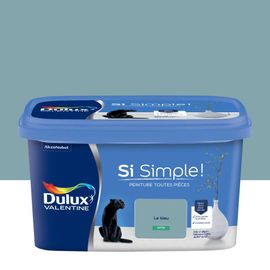 Peinture Toutes Pièces DULUX VALENTINE Si Simple ! Satin Le Bleu 2,5L