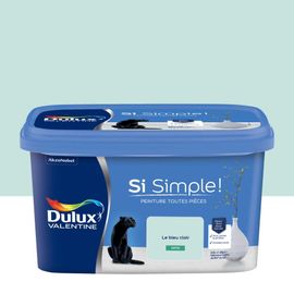 Peinture Toutes Pièces DULUX VALENTINE Si Simple ! Satin Le Bleu Clair 2,5L