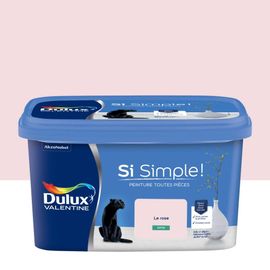 Peinture Toutes Pièces DULUX VALENTINE Si Simple ! Satin Le Rose 2,5L