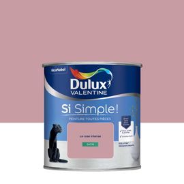 Peinture Toutes Pièces DULUX VALENTINE Si Simple ! Satin Le Rose Intense 0,5L
