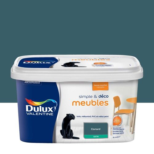 Peinture De Rénovation Meubles DULUX VALENTINE Simple & Déco Satin Canard 2L