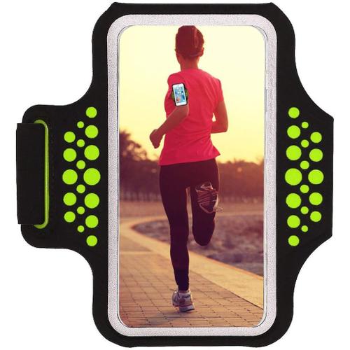 Universel Brassard De Sport Anti-Sueur Pour Iphone 8/7/6s/6/5/5c/5s,Samsung Galaxy S7/S6/S5 Jusqu'à 5.2 Pouces¿Avec Sangle Ajustable- Armband Avec Porte-Clés,Attache Pour Câble, Porte-Cartes