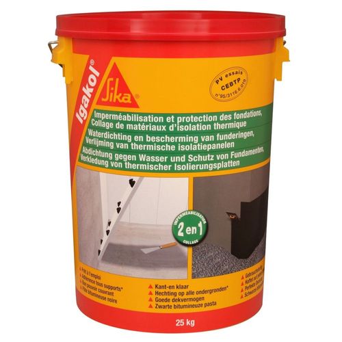 Pâte Bitumineuse SIKA SikaIgakol 25kg