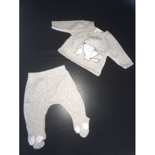 Ensemble Gris Très Chaud Du Pareil Au Même