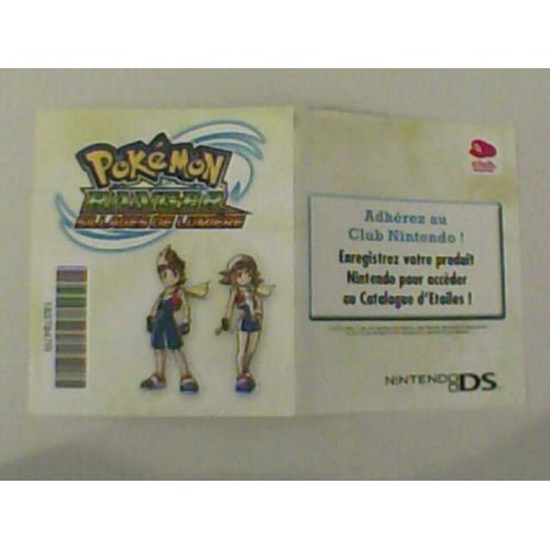 Carte Vip Club Nintendo Non Grattée Pokemon Ranger Sillages De Lumiere Ds
