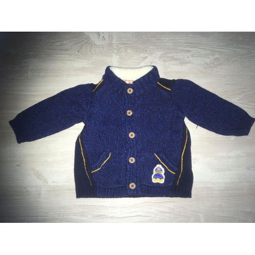 Gilet Bleu À Boutons Du Pareil Au Même