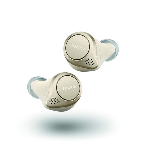 Jabra Elite 75t - Ecouteurs intra-auriculaires Bluetooth - beige-or