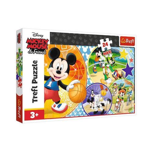 Puzzle 24 Pièces Pièces Xxl - Mickey Mouse And Friends