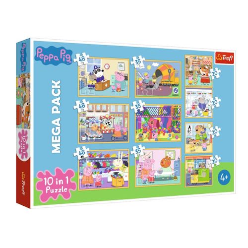 Puzzle 20 Pièces 10 Puzzles - Peppa Pig