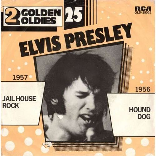 Jailhouse Rock / Hound Dog 45 Tours 1979 Hollande Rca Old 25025