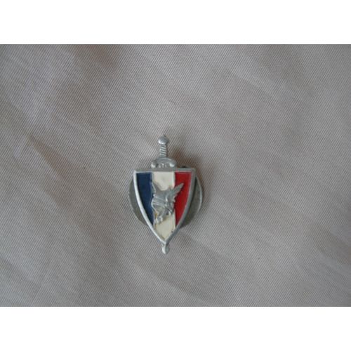 Ww2 France Insigne Broche De La Lfc " Ecu Casque Aile Lfc " Augis Fabt Lyon 2