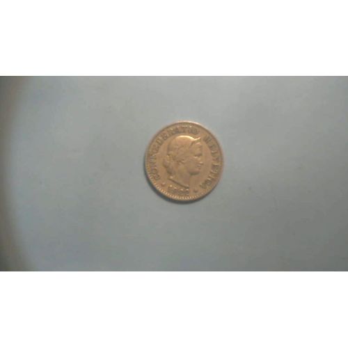 Suisse 5 Centimes 1922 B