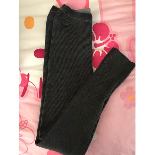 Legging Fille Tissu Cotelé Gris Okaïdi 14 Ans