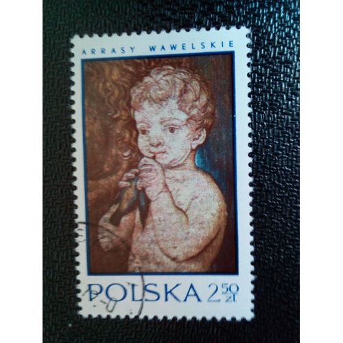 Timbre Pologne Yt 1893 Enfant, Tenue, Oiseau 1970 ( 030104 )