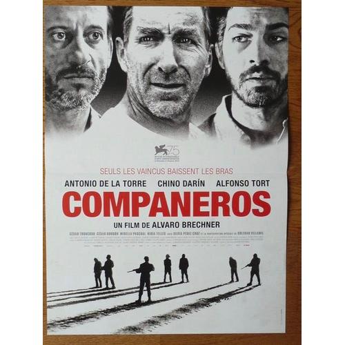 Companeros De Alvaro Brechner Avec Antonio De La Torre, Chino Darin... - Affichette Originale De Cinéma Format 40 Cm X 60 Cm