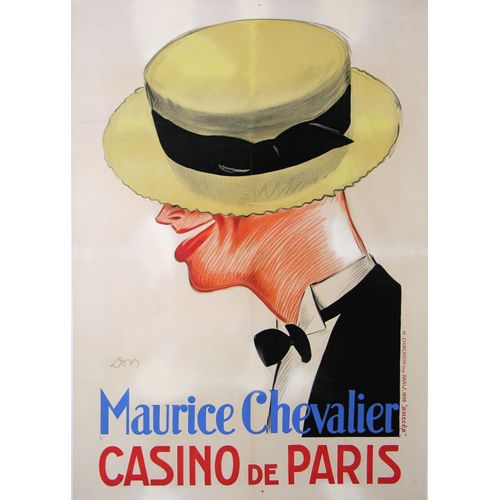 Affiche Maurice Chevalier Casino De Paris