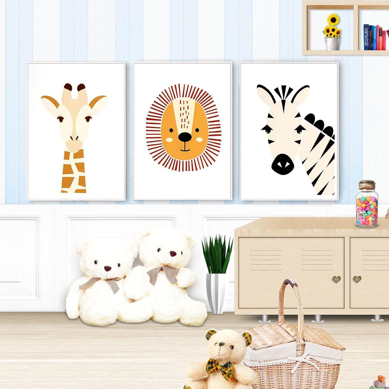 Lot de 6 posters pour chambre d'enfant - 20 x 30 cm - Images... - 2