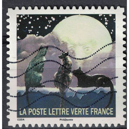 France 2016 Oblitéré Used Correspondances Planétaires Sixième Timbre Y&t 1327