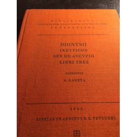 Denys [Dionysii Ixeuticon Seu De Aucupio Libri Tres]
