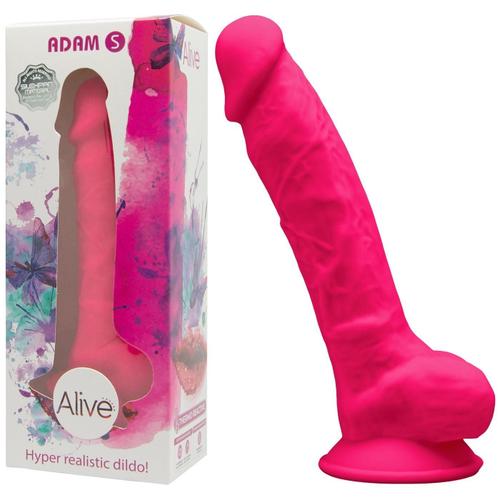 Gode Realiste En Silicone Et Silexpan Adam S Rose - 17 Cm Alive Sextoys