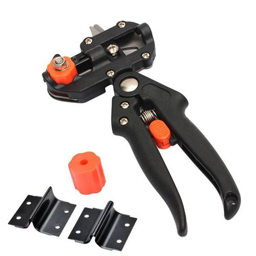 Garden Fruit Tree Pro Élagage Ciseaux Graft Cutting Tool avec 2 Lames supplémentaires et Ruban à greffer Sécateur Outil de Coupe d'arbre