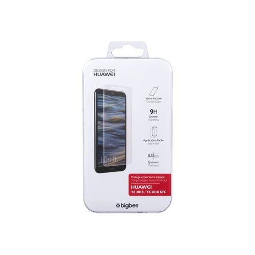 Huawei - Protection D'écran Pour Téléphone Portable - Verre - Pour Huawei Y6 2018