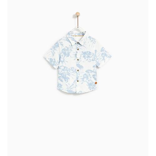 Chemise Imprimée Fleurs (Zara)