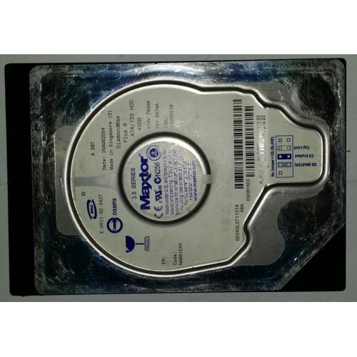 Disque Dur 3.5" IDE Maxtor 40 Go NAR61EA0 ATA/133 E90BY8EE