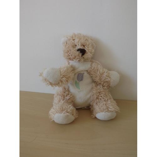Peluche Ours Beige Tulipe Bengy