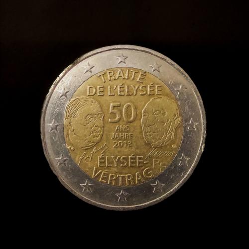 2 Euros Traité De L'elysee 2013/ 50 Ans Jahre