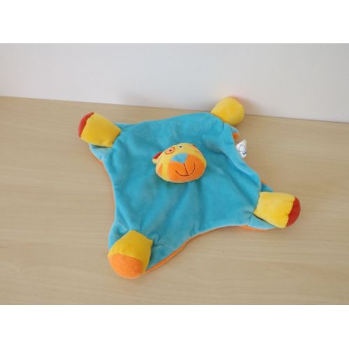 Doudou Chat Multicolore Bawi