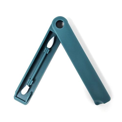 Shop-Story - Cotons-Tiges Réutilisables Et Lavables - Pack De 2 - Couleur Vert 