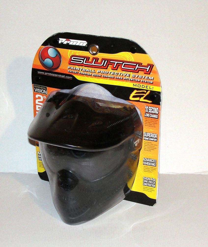 Masque De Protection Paintball Airsoft Switch Proto Model El Noir