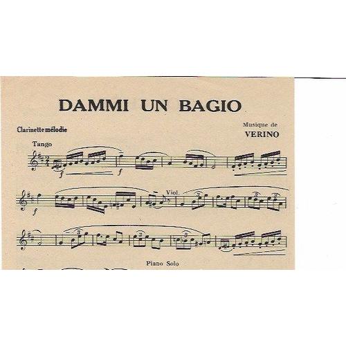 Dammi Un Bagio - A Toi Chéri