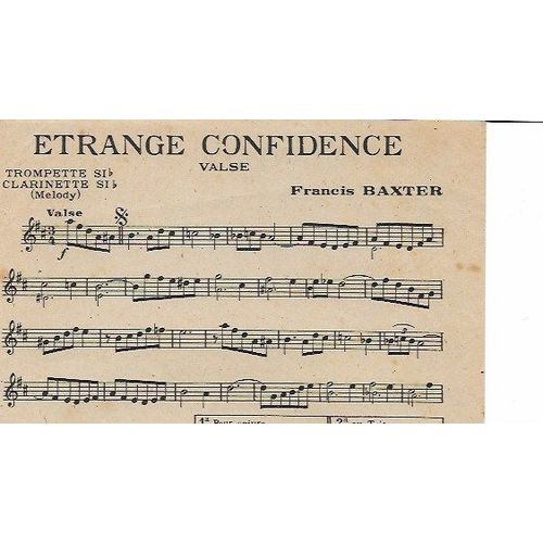 Etrange Confidence - L'oiseau Du Ciel