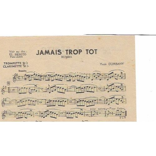 Jamais Trop Tot - El Benito