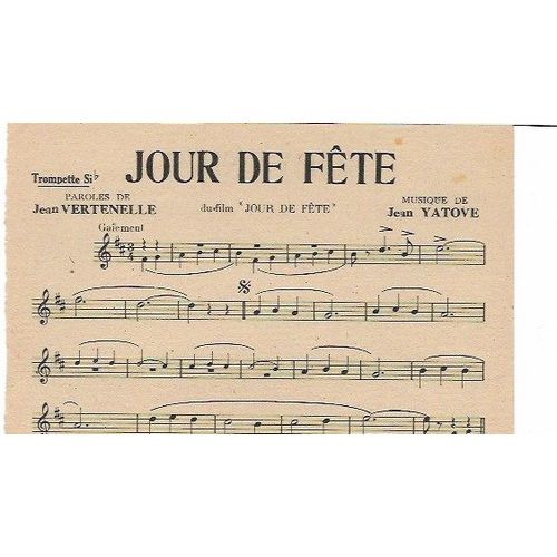 Jour De Fete - Souvenirs