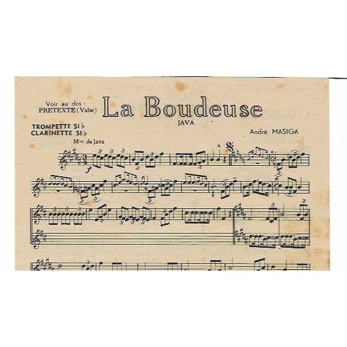 La Boudeuse - Pretexte