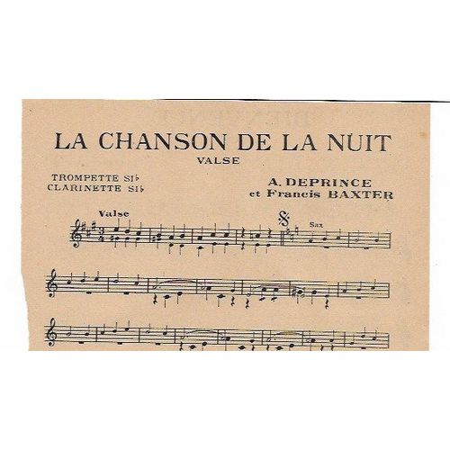 La Chanson De La Nuit -Bienvenue