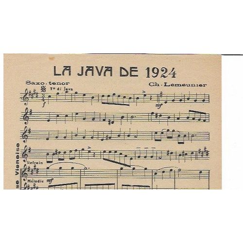 La Java De 1924 - Robinson