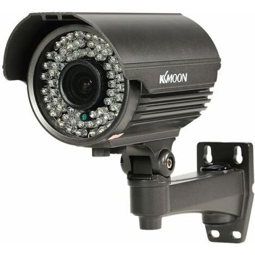 Caméra de surveillance interieur / exterieur 1080P HD Vision nocturne Camera etanche Camera analogique 2.8 12mm Mise au point manuelle 72 lumieres IR Noir Modele: TP-W200BM WHWY